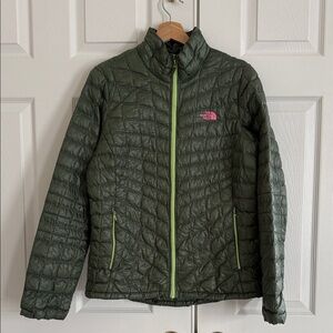 The North Face Green Puffer Jacket
